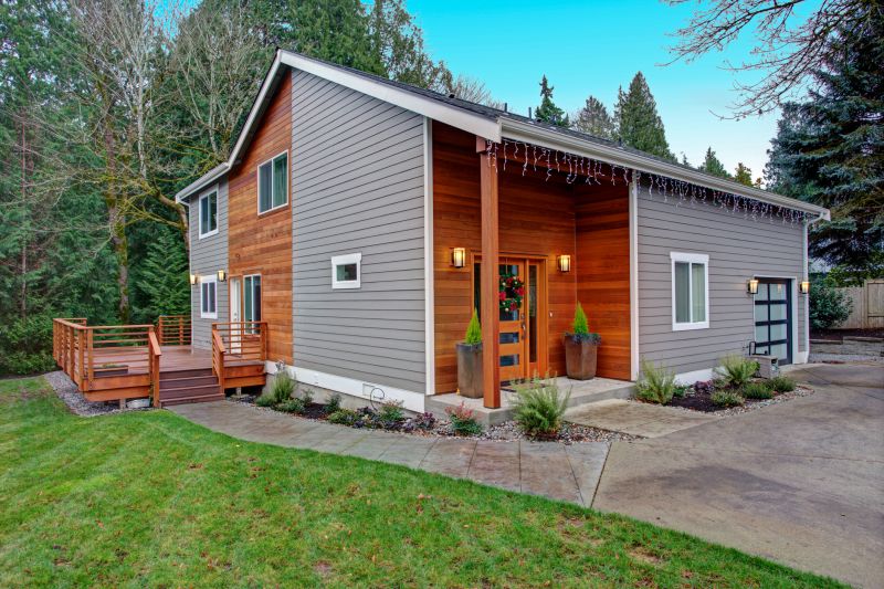 Faux Wood Siding Installation